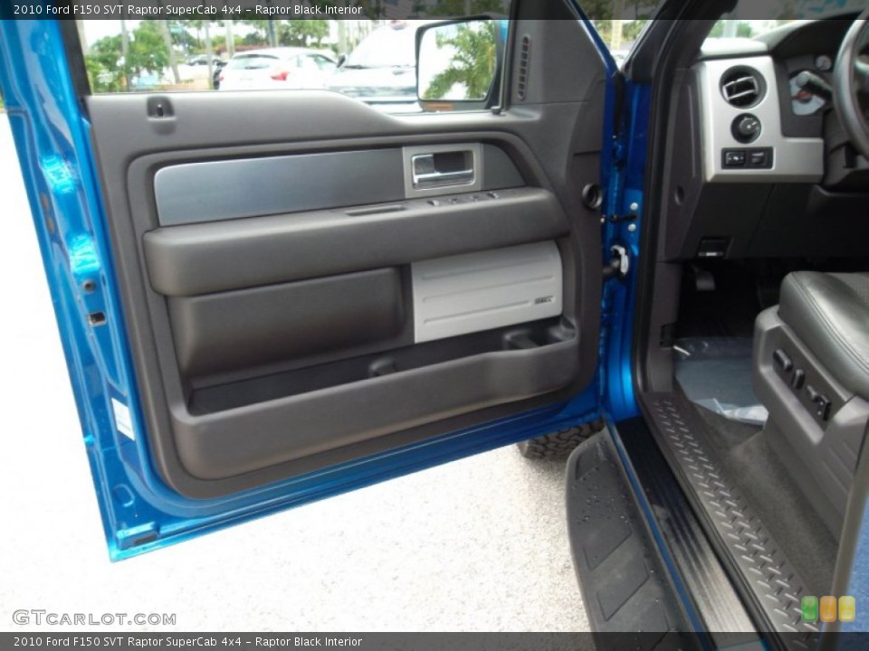 Raptor Black Interior Door Panel for the 2010 Ford F150 SVT Raptor SuperCab 4x4 #55096447