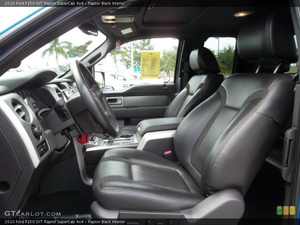 Raptor Black Interior Photo for the 2010 Ford F150 SVT Raptor SuperCab 4x4 #55096450