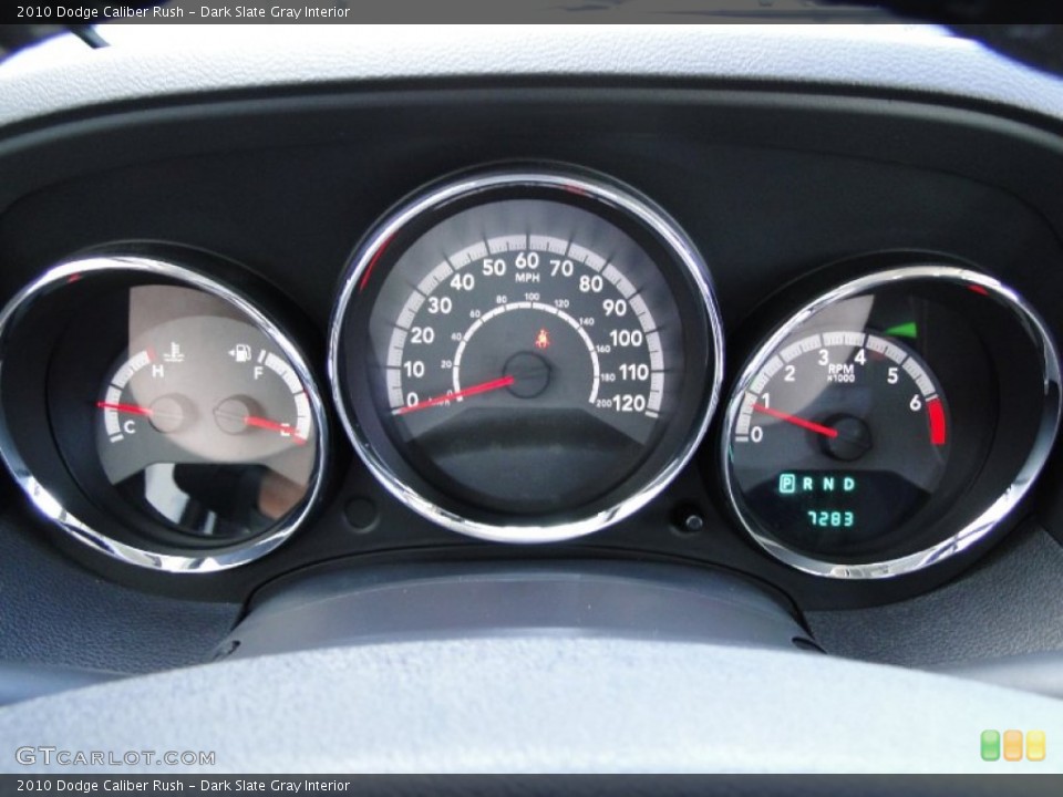 Dark Slate Gray Interior Gauges for the 2010 Dodge Caliber Rush #55097251