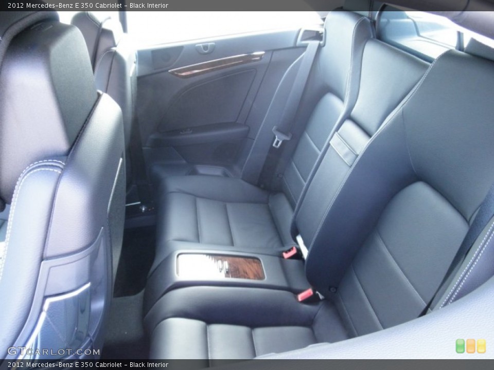Black Interior Photo for the 2012 Mercedes-Benz E 350 Cabriolet #55097518
