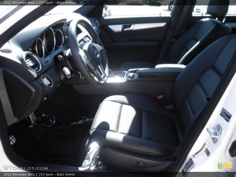Black Interior Photo for the 2012 Mercedes-Benz C 250 Sport #55097857