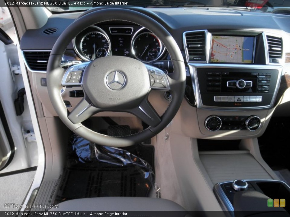 Almond Beige Interior Dashboard for the 2012 Mercedes-Benz ML 350 BlueTEC 4Matic #55098523