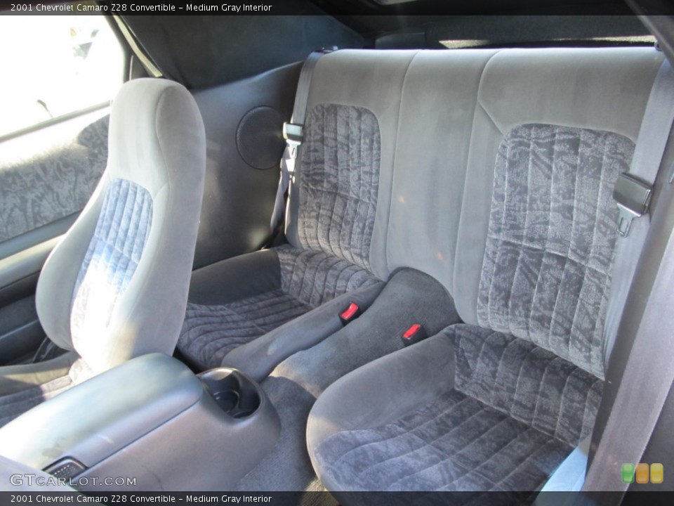 Medium Gray Interior Photo for the 2001 Chevrolet Camaro Z28 Convertible #55098757