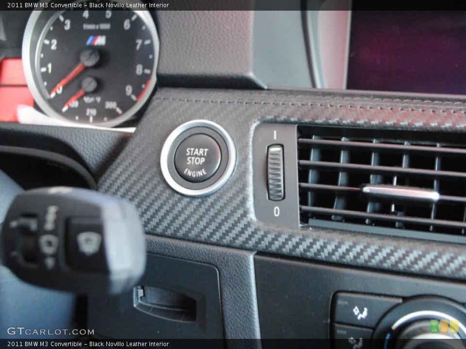 Black Novillo Leather Interior Controls for the 2011 BMW M3 Convertible #55100632