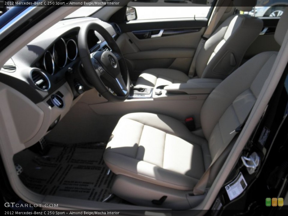 Almond Beige/Mocha Interior Photo for the 2012 Mercedes-Benz C 250 Sport #55100839