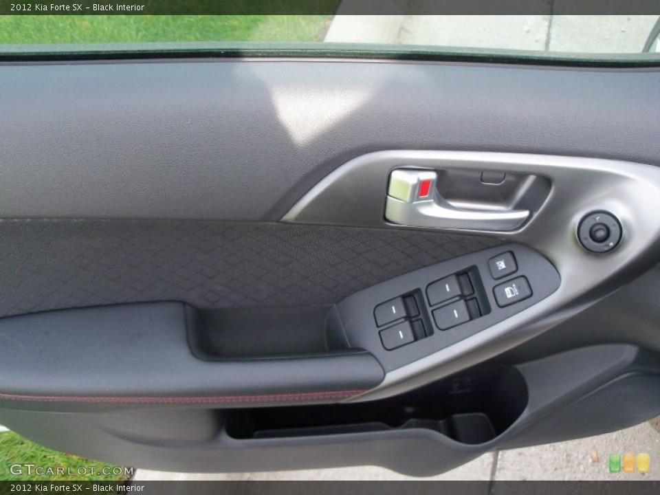 Black Interior Door Panel for the 2012 Kia Forte SX #55102137