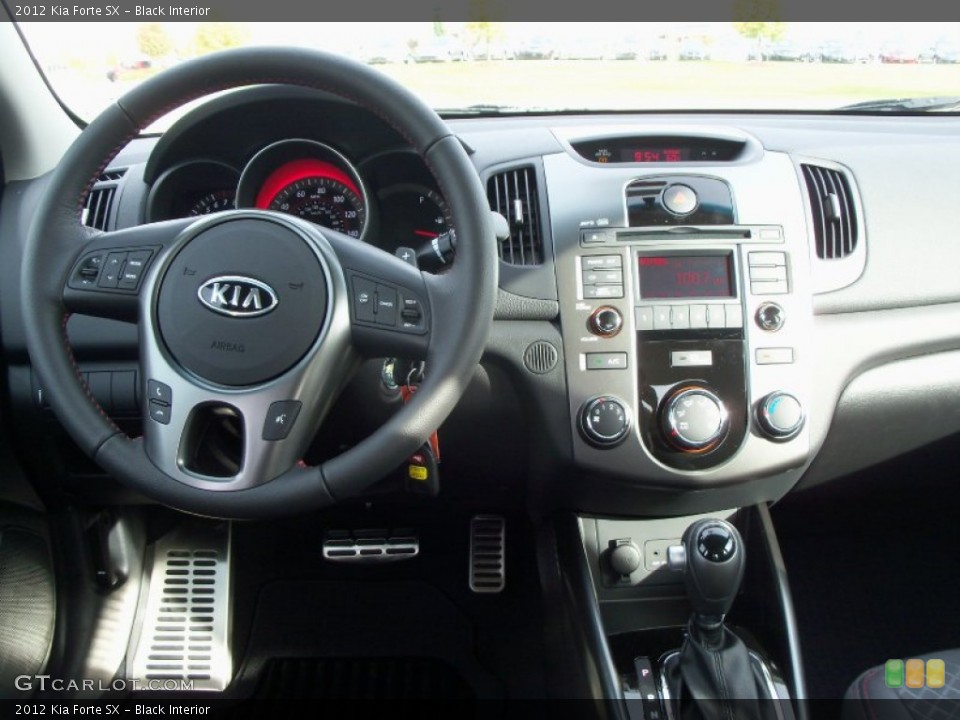 Black Interior Dashboard for the 2012 Kia Forte SX #55102146