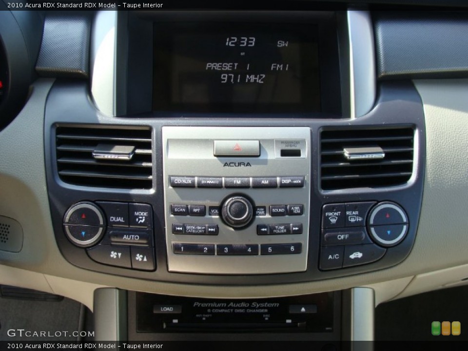 Taupe Interior Controls for the 2010 Acura RDX  #55102965