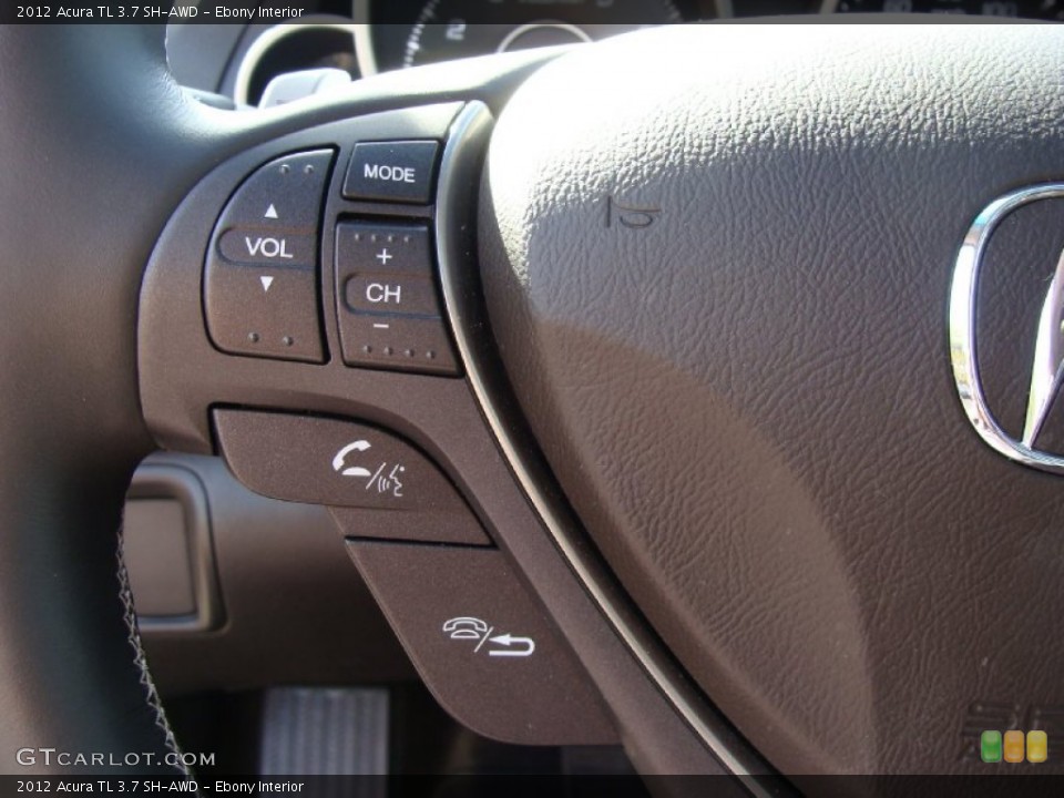 Ebony Interior Controls for the 2012 Acura TL 3.7 SH-AWD #55103580