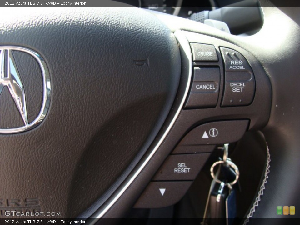 Ebony Interior Controls for the 2012 Acura TL 3.7 SH-AWD #55103589