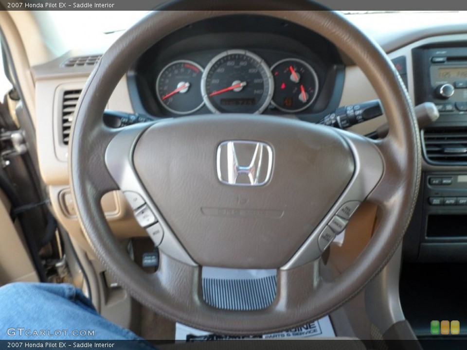 Saddle Interior Steering Wheel for the 2007 Honda Pilot EX #55103700