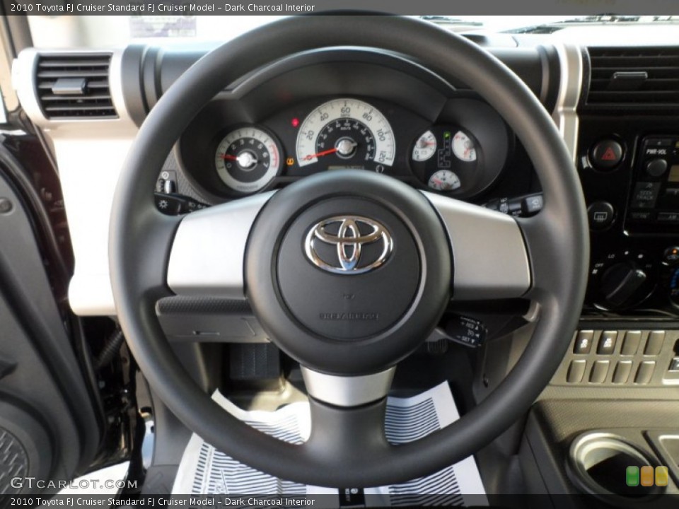 Dark Charcoal Interior Steering Wheel for the 2010 Toyota FJ Cruiser  #55106052