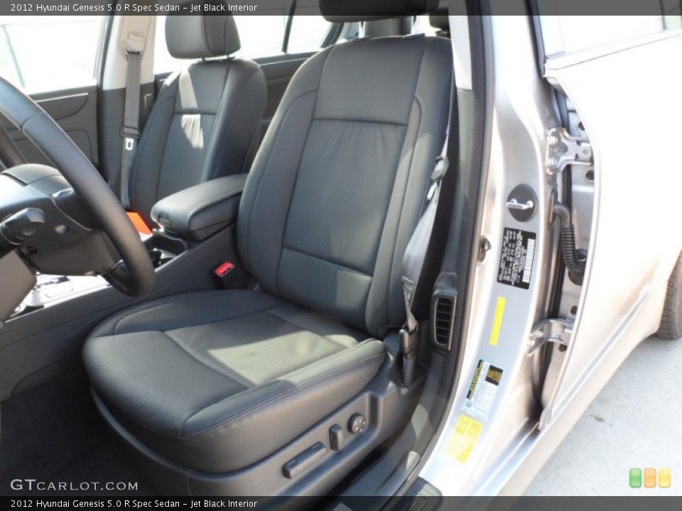 Jet Black Interior Photo for the 2012 Hyundai Genesis 5.0 R Spec Sedan #55109376