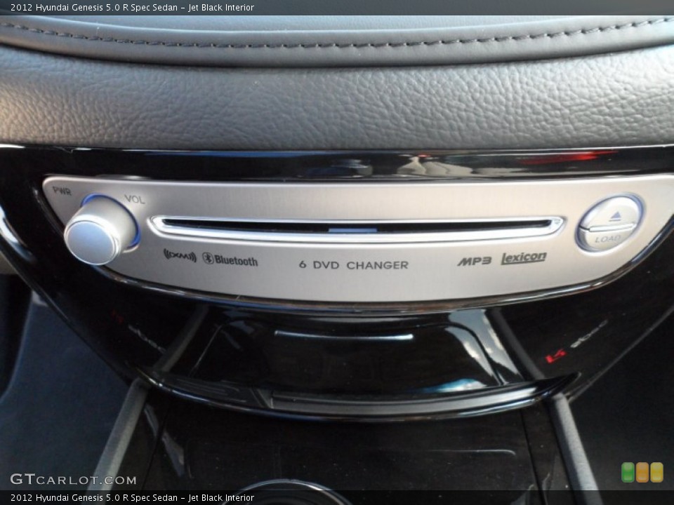 Jet Black Interior Audio System for the 2012 Hyundai Genesis 5.0 R Spec Sedan #55109433