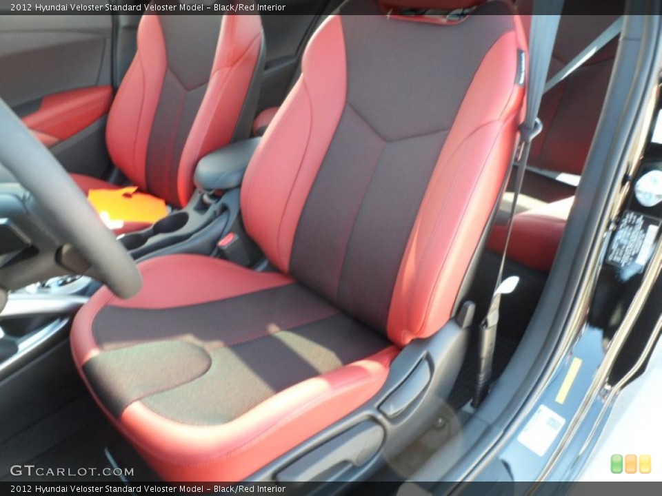 Black/Red Interior Photo for the 2012 Hyundai Veloster  #55110639