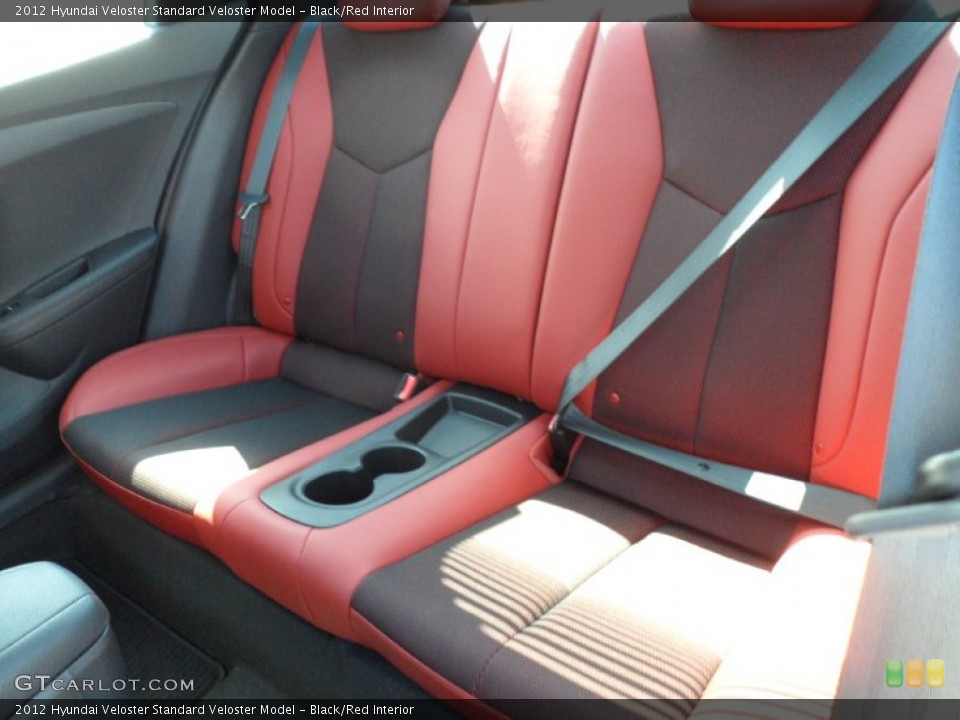 Black/Red Interior Photo for the 2012 Hyundai Veloster  #55110657