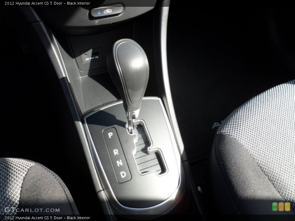 Black Interior Transmission for the 2012 Hyundai Accent GS 5 Door #55111004