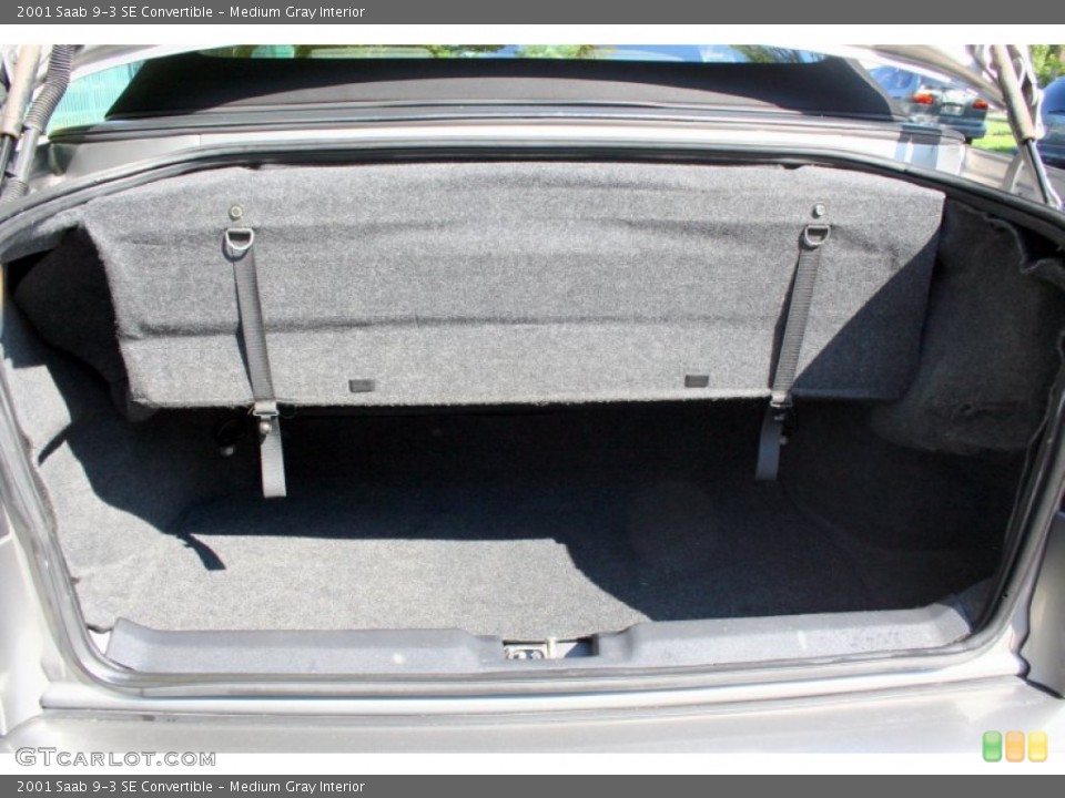 Medium Gray Interior Trunk for the 2001 Saab 9-3 SE Convertible #55113648