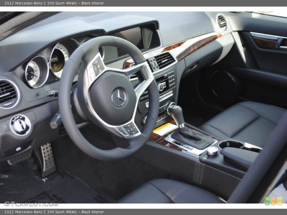 Black Interior Photo for the 2012 Mercedes-Benz C 300 Sport 4Matic #55114635