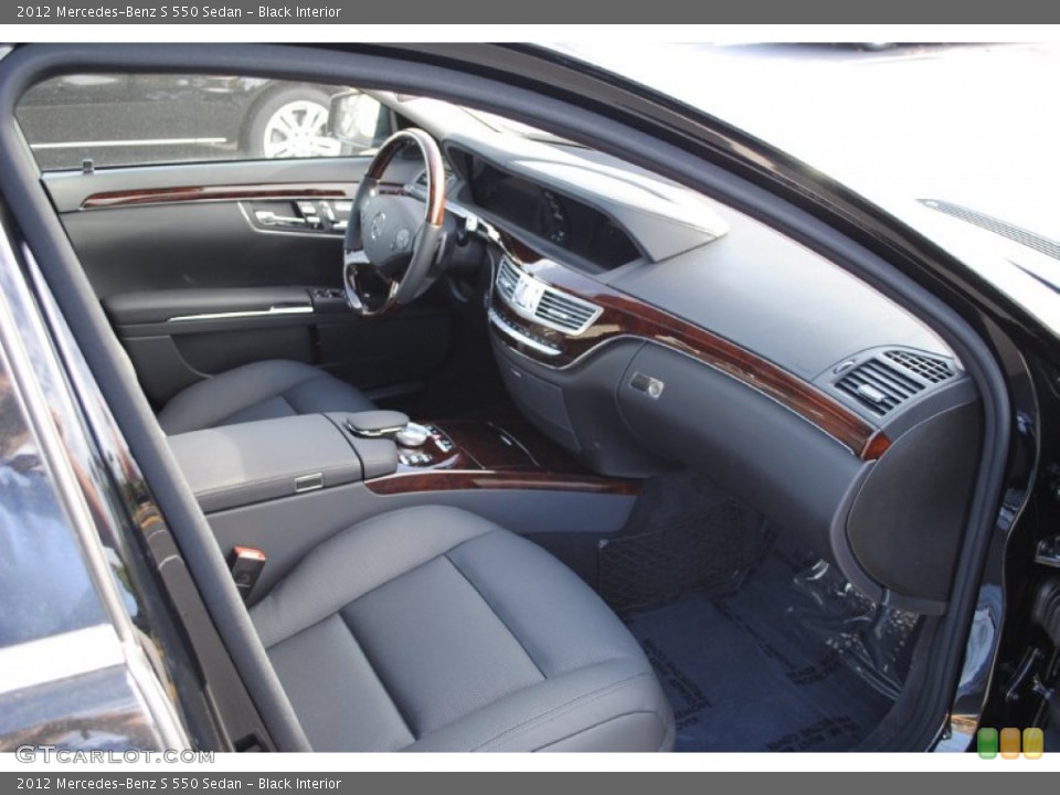Black Interior Photo for the 2012 Mercedes-Benz S 550 Sedan #55114674