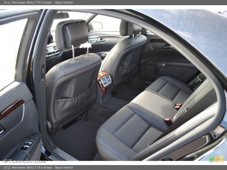 Black Interior Photo for the 2012 Mercedes-Benz S 550 Sedan #55114698