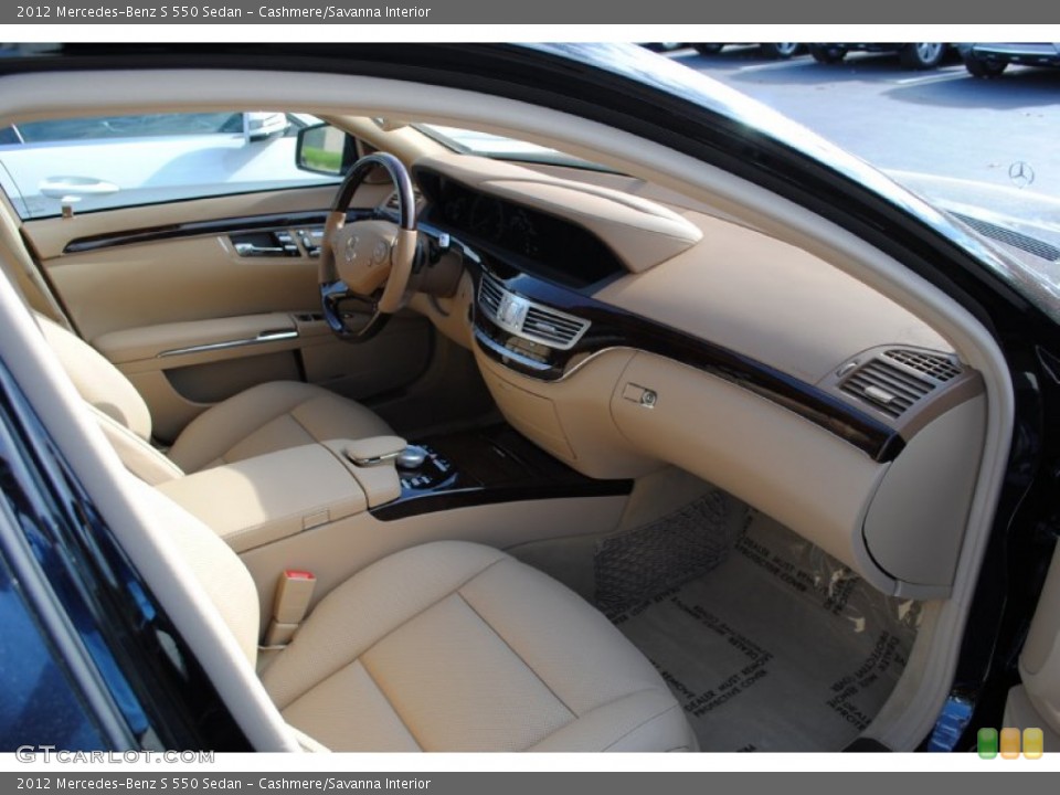 Cashmere/Savanna Interior Photo for the 2012 Mercedes-Benz S 550 Sedan #55114755