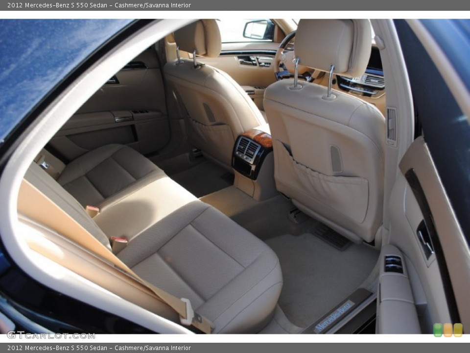 Cashmere/Savanna Interior Photo for the 2012 Mercedes-Benz S 550 Sedan #55114764