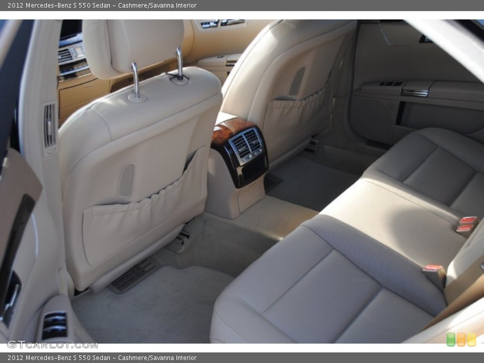 Cashmere/Savanna Interior Photo for the 2012 Mercedes-Benz S 550 Sedan #55114782
