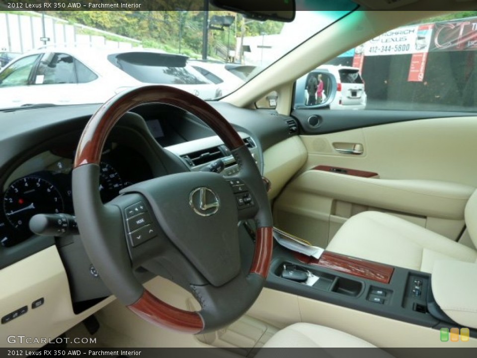 Parchment Interior Photo for the 2012 Lexus RX 350 AWD #55114953