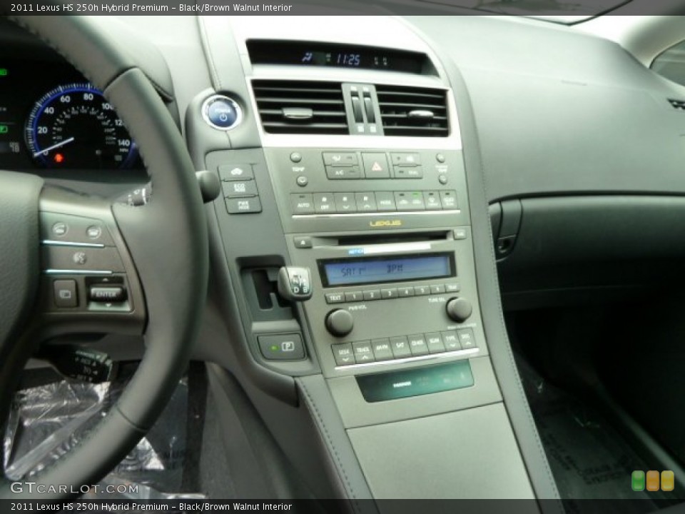 Black/Brown Walnut Interior Controls for the 2011 Lexus HS 250h Hybrid Premium #55115652