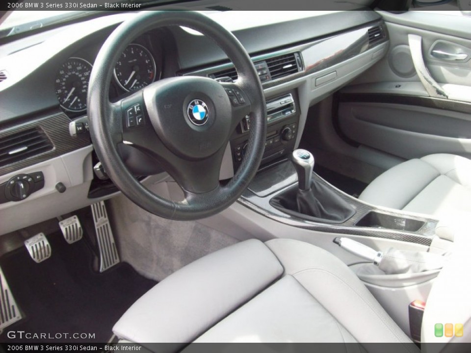 Black Interior Photo for the 2006 BMW 3 Series 330i Sedan #55115661