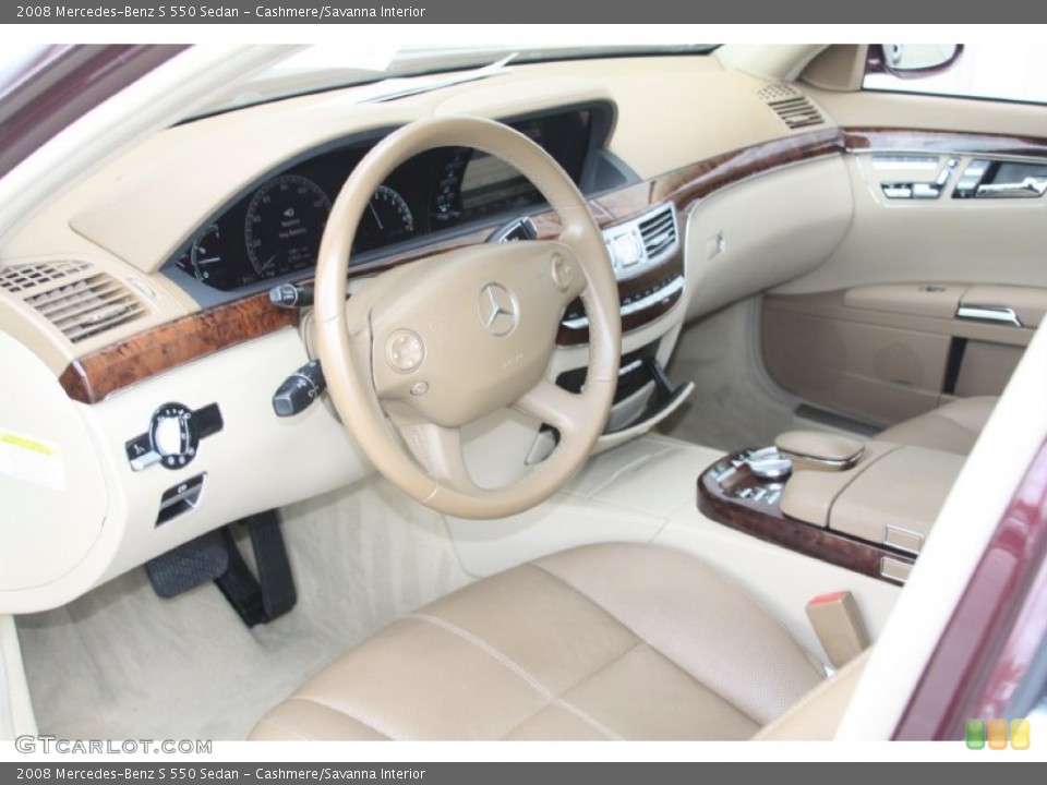 Cashmere/Savanna Interior Photo for the 2008 Mercedes-Benz S 550 Sedan #55118833