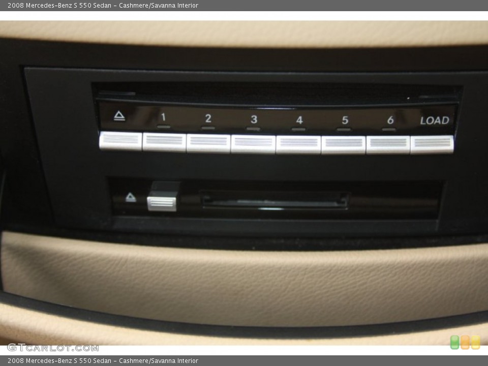 Cashmere/Savanna Interior Controls for the 2008 Mercedes-Benz S 550 Sedan #55118934