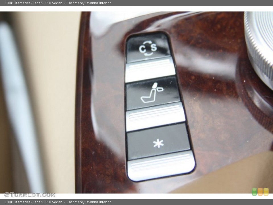 Cashmere/Savanna Interior Controls for the 2008 Mercedes-Benz S 550 Sedan #55118952