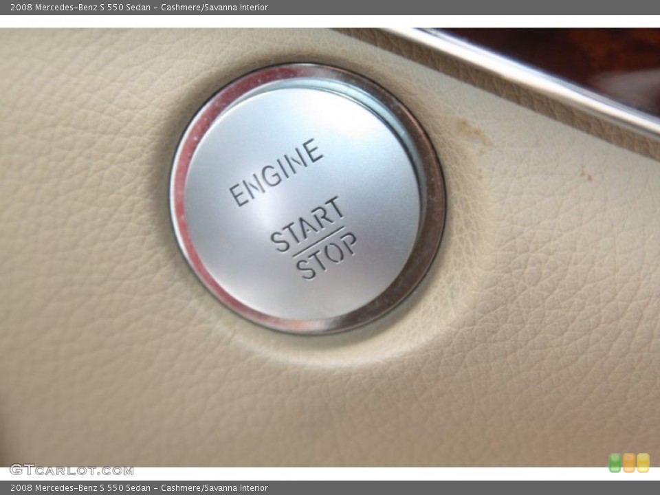 Cashmere/Savanna Interior Controls for the 2008 Mercedes-Benz S 550 Sedan #55118976
