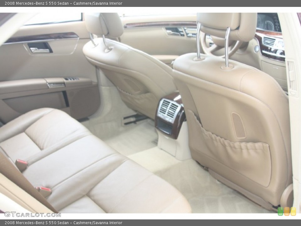 Cashmere/Savanna Interior Photo for the 2008 Mercedes-Benz S 550 Sedan #55119120