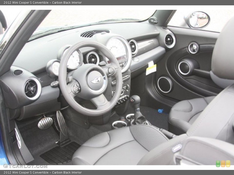 Carbon Black Interior Photo for the 2012 Mini Cooper S Convertible #55120047