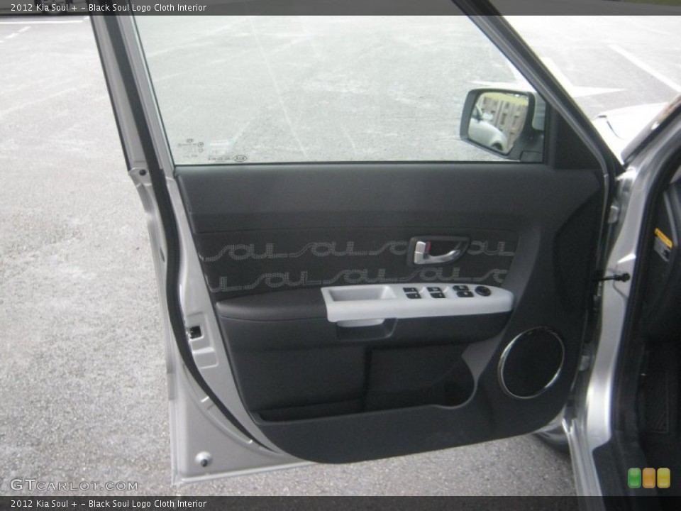 Black Soul Logo Cloth Interior Door Panel for the 2012 Kia Soul + #55123170