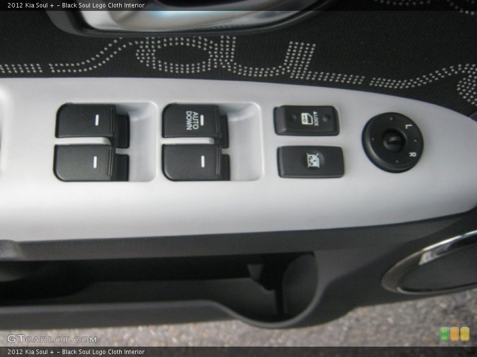 Black Soul Logo Cloth Interior Controls for the 2012 Kia Soul + #55123179