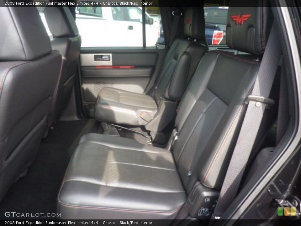 Charcoal Black/Red Interior Photo for the 2008 Ford Expedition Funkmaster Flex Limited 4x4 #55126935