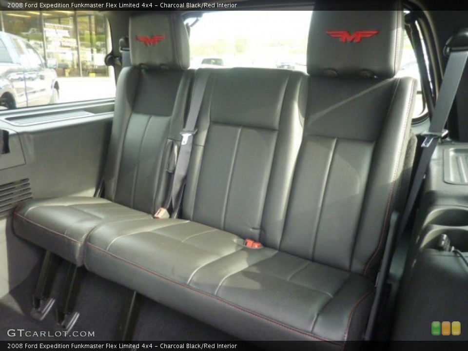 Charcoal Black/Red Interior Photo for the 2008 Ford Expedition Funkmaster Flex Limited 4x4 #55126944