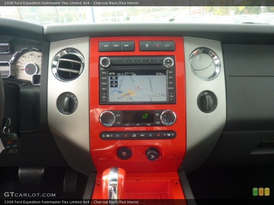 Charcoal Black/Red Interior Controls for the 2008 Ford Expedition Funkmaster Flex Limited 4x4 #55126998
