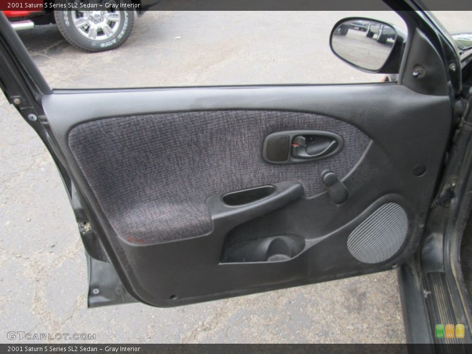 Gray Interior Door Panel for the 2001 Saturn S Series SL2 Sedan #55127746