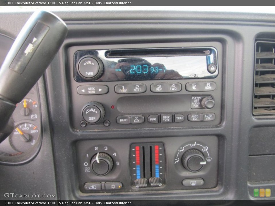 Dark Charcoal Interior Audio System for the 2003 Chevrolet Silverado 1500 LS Regular Cab 4x4 #55127919