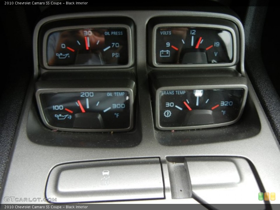 Black Interior Gauges for the 2010 Chevrolet Camaro SS Coupe #55130010