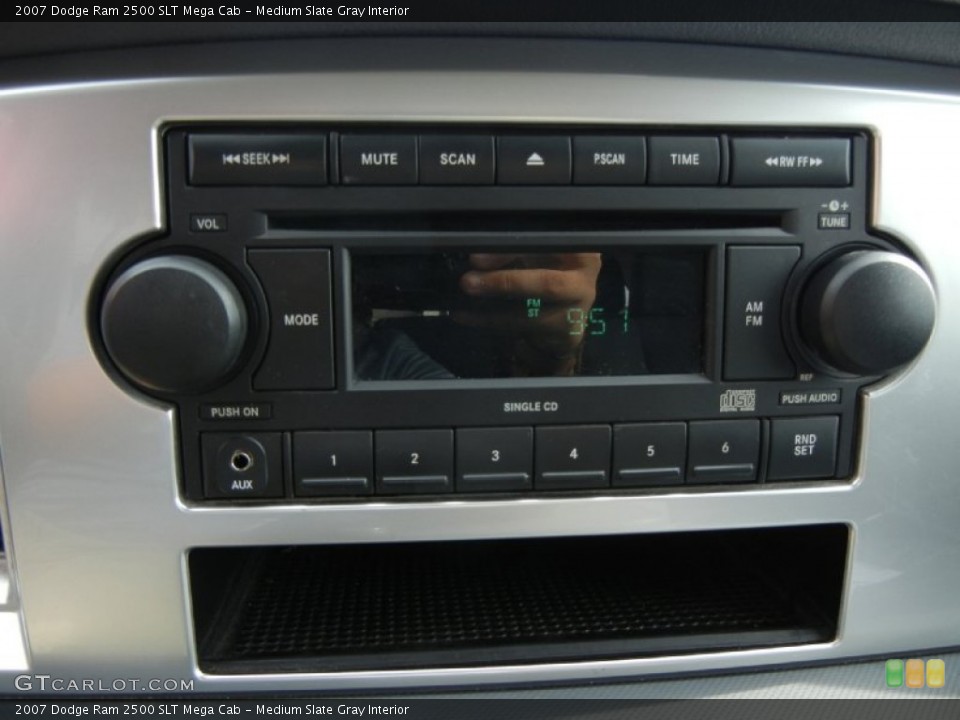 Medium Slate Gray Interior Audio System for the 2007 Dodge Ram 2500 SLT Mega Cab #55130217