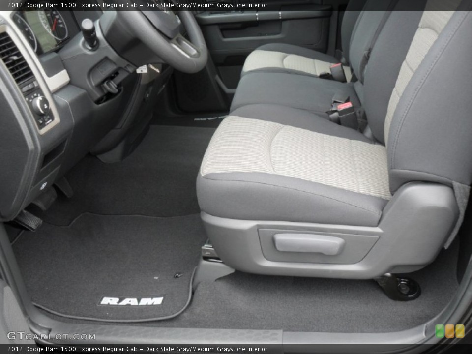 Dark Slate Gray/Medium Graystone Interior Photo for the 2012 Dodge Ram 1500 Express Regular Cab #55131624