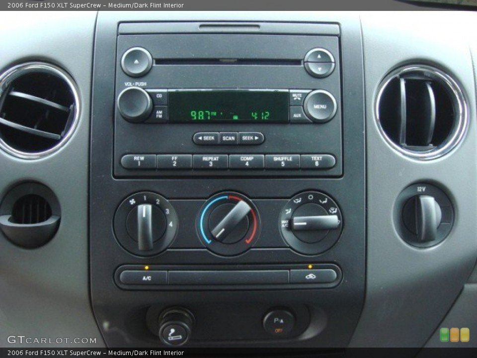 Medium/Dark Flint Interior Controls for the 2006 Ford F150 XLT SuperCrew #55132113
