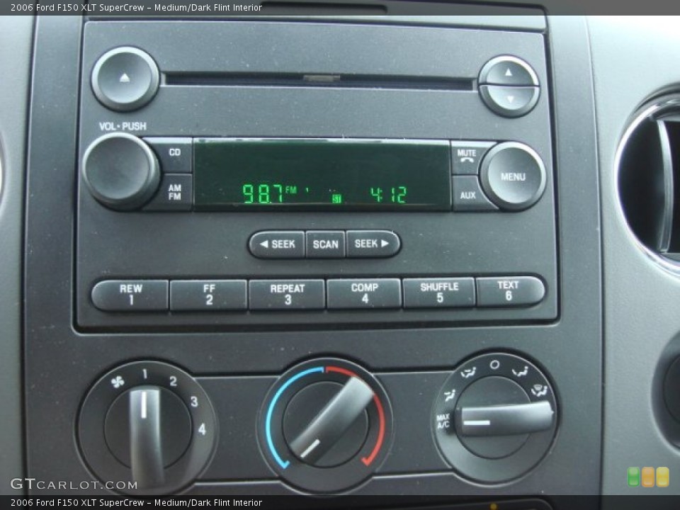 Medium/Dark Flint Interior Audio System for the 2006 Ford F150 XLT SuperCrew #55132122