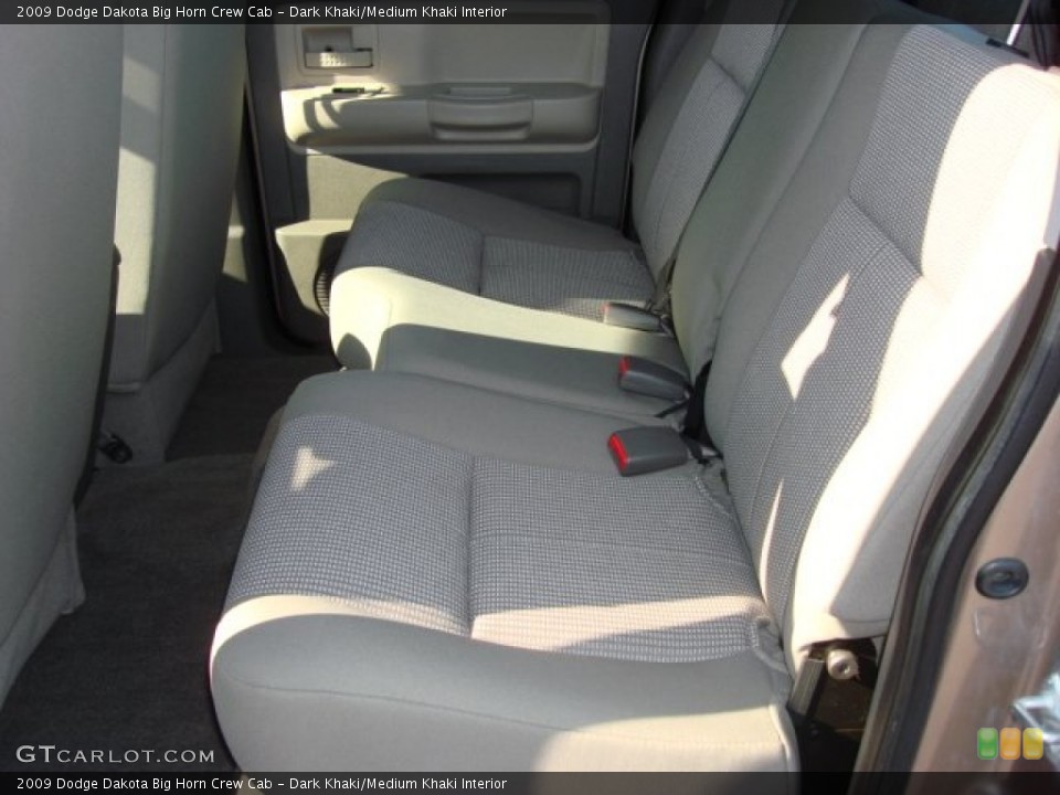 Dark Khaki/Medium Khaki Interior Photo for the 2009 Dodge Dakota Big Horn Crew Cab #55132527